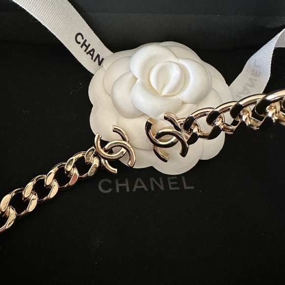 22C CC CHAIN LINK CUFF CHOKER - Picture 3 of 6